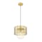 Z-Lite Kipton 1 Light Pendant, Rubbed Brass & Clear 3037P11-RB - alternate 2